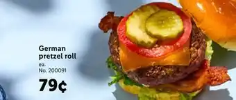 Lidl German pretzel roll offer