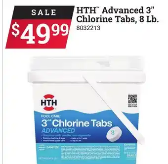 Ace Hardware HTH Advanced 3 Chlorine Tabs, 8 Lb offer