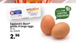 Lidl Eggland's Best grade A large eggs offer