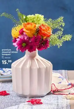 Lidl premium seasonal mixed bouquet offer