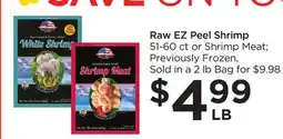 Food 4 Less Raw EZ Peel Shrimp offer