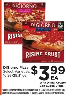 Food 4 Less DiGiorno Pizza offer