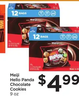 Food 4 Less Meiji Hello Panda Chocolate Cookies offer