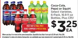 Food 4 Less Coca-Cola, Pepsi or Squirt offer