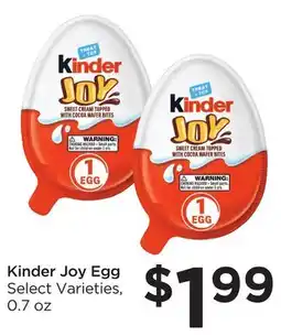 Food 4 Less Kinder Joy Egg offer