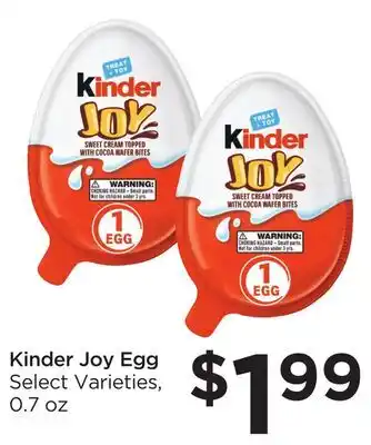 Food 4 Less Kinder Joy Egg offer