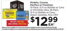 Food 4 Less Modelo, Corona, Pacifico or Firestone offer