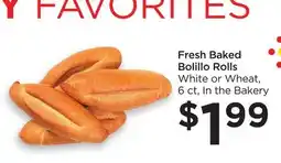 Food 4 Less Fresh Baked Bolillo Rolls offer
