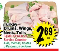 Superior Grocers Turkey Drums, Wings, Neck, Tails offer