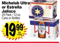 Superior Grocers Michelob Ultra or Estrella or Estrella Jalisco offer