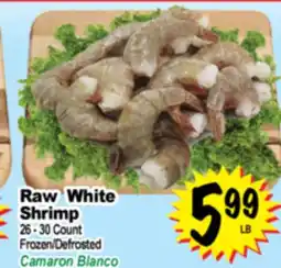 Superior Grocers Raw White Shrimp offer