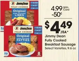 Ralphs Jimmy Dean Fully Cooked Breakfast Sausage offer
