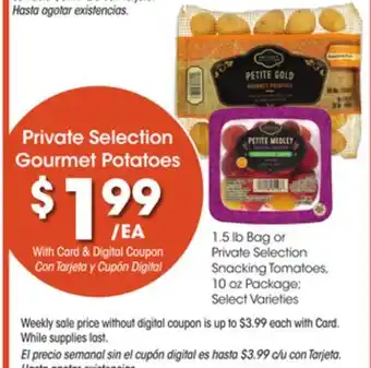 Ralphs Private Selection Gourmet Potatoes offer