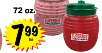 Superior Grocers Aguas Frescas offer