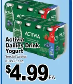 Superior Grocers Activia Dailies Drink Yogurt offer