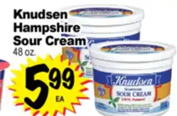 Superior Grocers Knudsen Hampshire Sour Cream offer