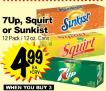 Superior Grocers 7Up, Squirt or Sunkist offer