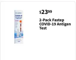 Walgreens 2-Pack Fastep COVID-19 Antigen Test offer