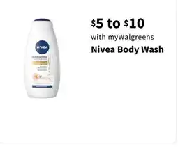 Walgreens Nivea Body Wash offer