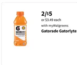 Walgreens Gatorade Gatorlyte offer