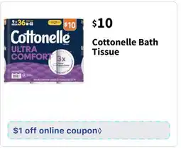 Walgreens Cottonelle Bath Tissue offer