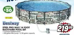 Big 5 Bestway Steel Pro Max 14' x 33 Backyard Pool Set offer