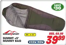 Big 5 Suisse Sport Summit +5° Mummy Bag offer