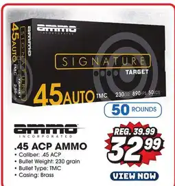 Big 5 Ammo, Inc. .45 ACP Ammo offer