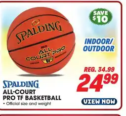 Big 5 Spalding All Court Pro TF Basketball offer