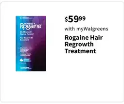 Walgreens Rogaine Hair Regrowth Treatment offer
