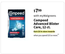 Walgreens Compeed Advanced Blister Care offer