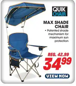 Big 5 QuikShade Max Shade Chair offer