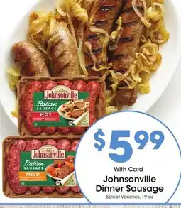 Ralphs Johnsonville Dinner Sausage offer