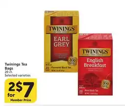 Vons Twinings Tea Bags offer