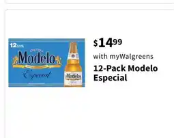 Walgreens 12-Pack Modelo Especial offer