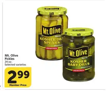 Vons Mt. Olive Pickles offer