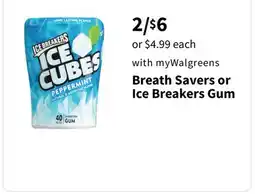 Walgreens Breath Savers or Ice Breakers Gum offer