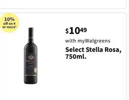 Walgreens Select Stella Rosa, 750ml offer