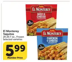 Vons El Monterey Taquitos offer