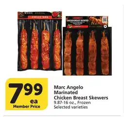 Vons Marc Angelo Marinated Chicken Breast Skewers offer