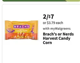 Walgreens Brach's or Nerds Harvest Candy Corn offer