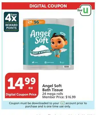 Vons Angel Soft Bath Tissue offer