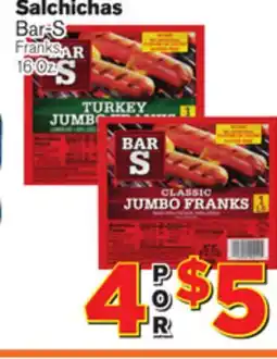 El Super Fresh Bar-S Franks Franks offer