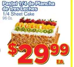 El Super Fresh Tres Leches 1/4 Sheet Cake offer