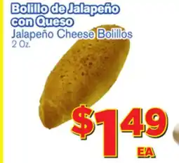 El Super Fresh Jalapeño Cheese Bolillos offer