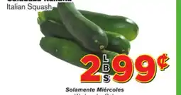 El Super Fresh Italian Squash offer