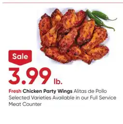Stater Bros Fresh Chicken Party Wings offer
