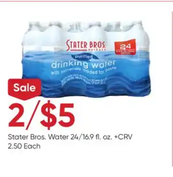 Stater Bros Stater Bros. Water offer