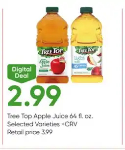 Stater Bros Tree Top Apple Juice offer