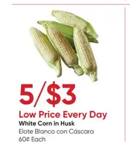 Stater Bros White Corn in Husk offer